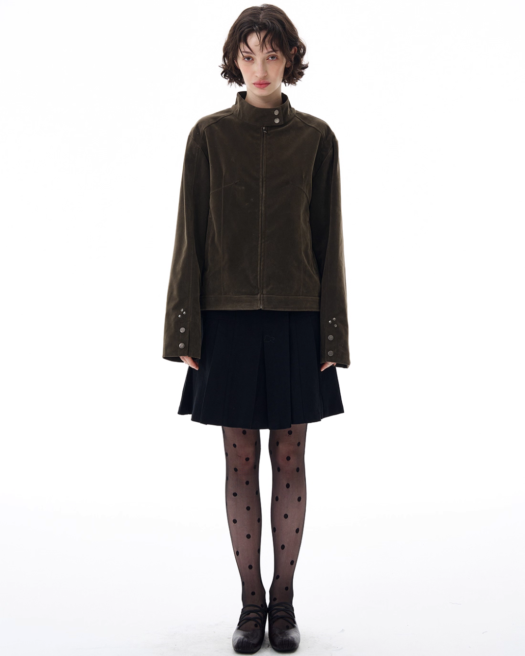 Stand Collar Zip Jacket WLS0003
