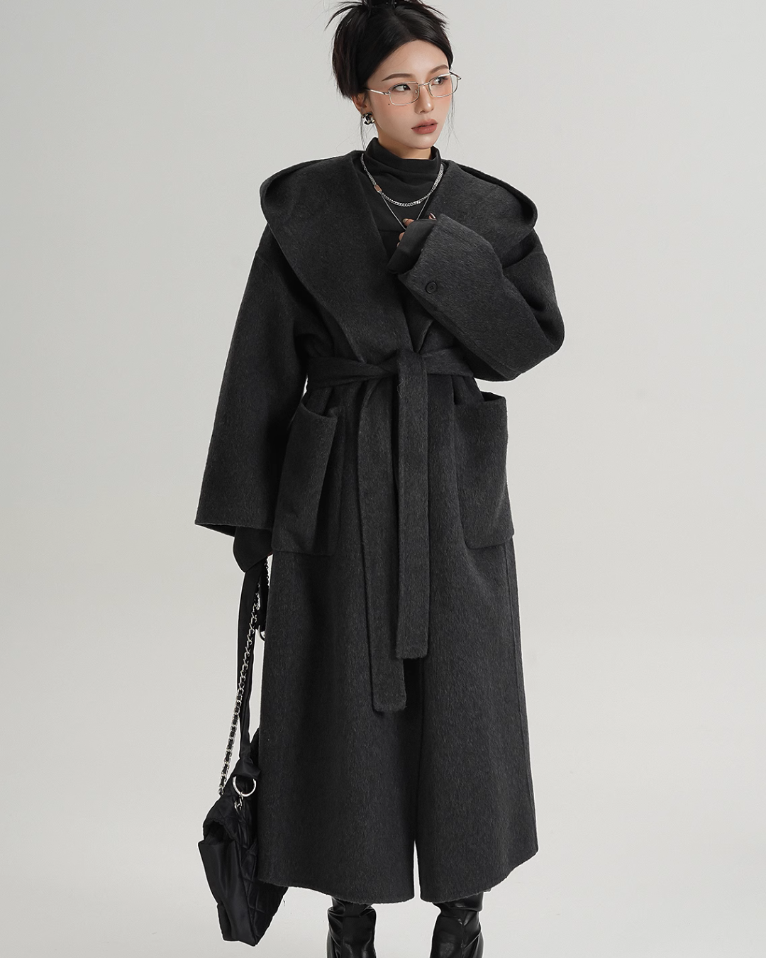 Belt Design Classic Long Coat SRS0318
