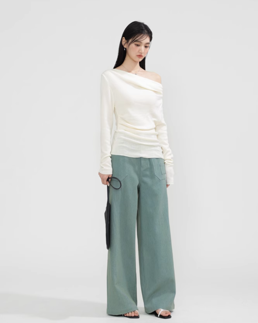 Draped Wrap Top CHS0008