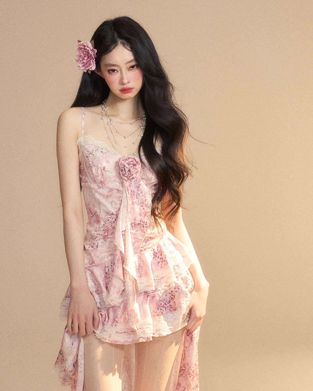 French Lace Slip Dress LAS0020
