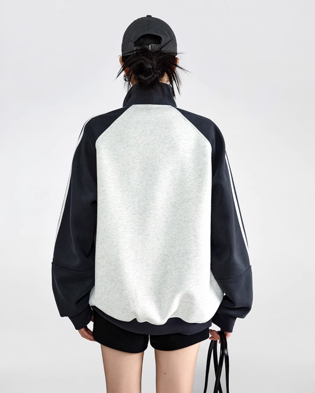 Color Blocked Side Line Track Jacket ICM0060
