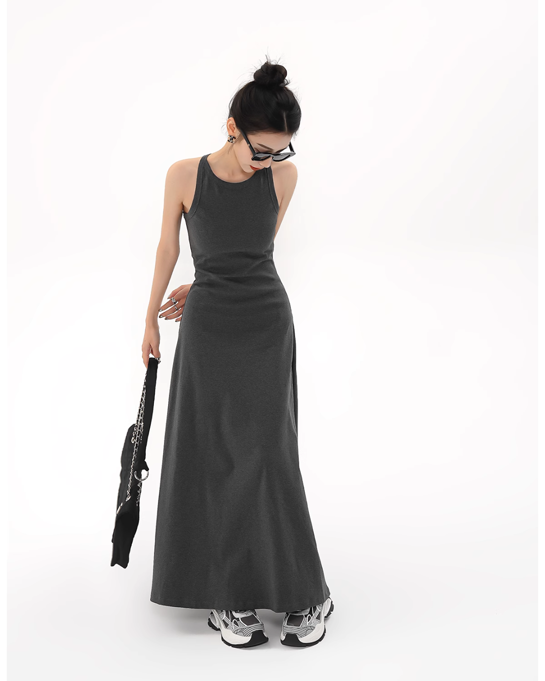 Halter Neck Long Dress SRS0275