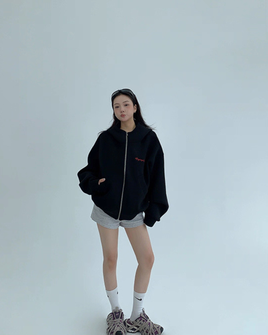 Back Logo Sweat Hood Jacket YLS0908