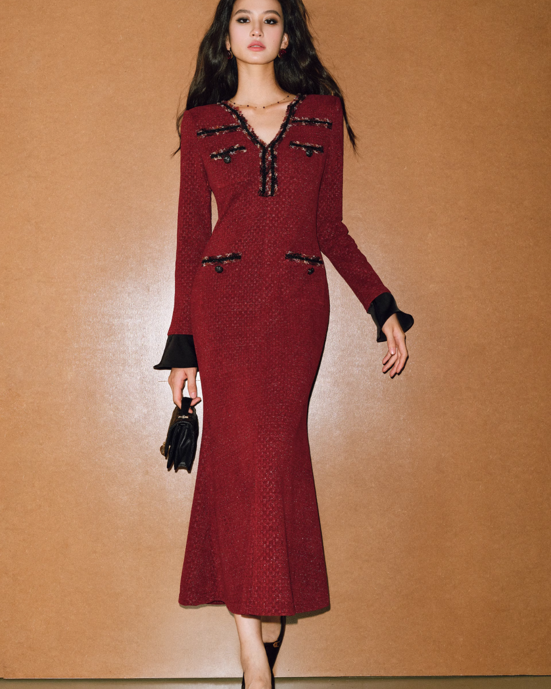 Ribbon Waist Tail Dress WNG0001