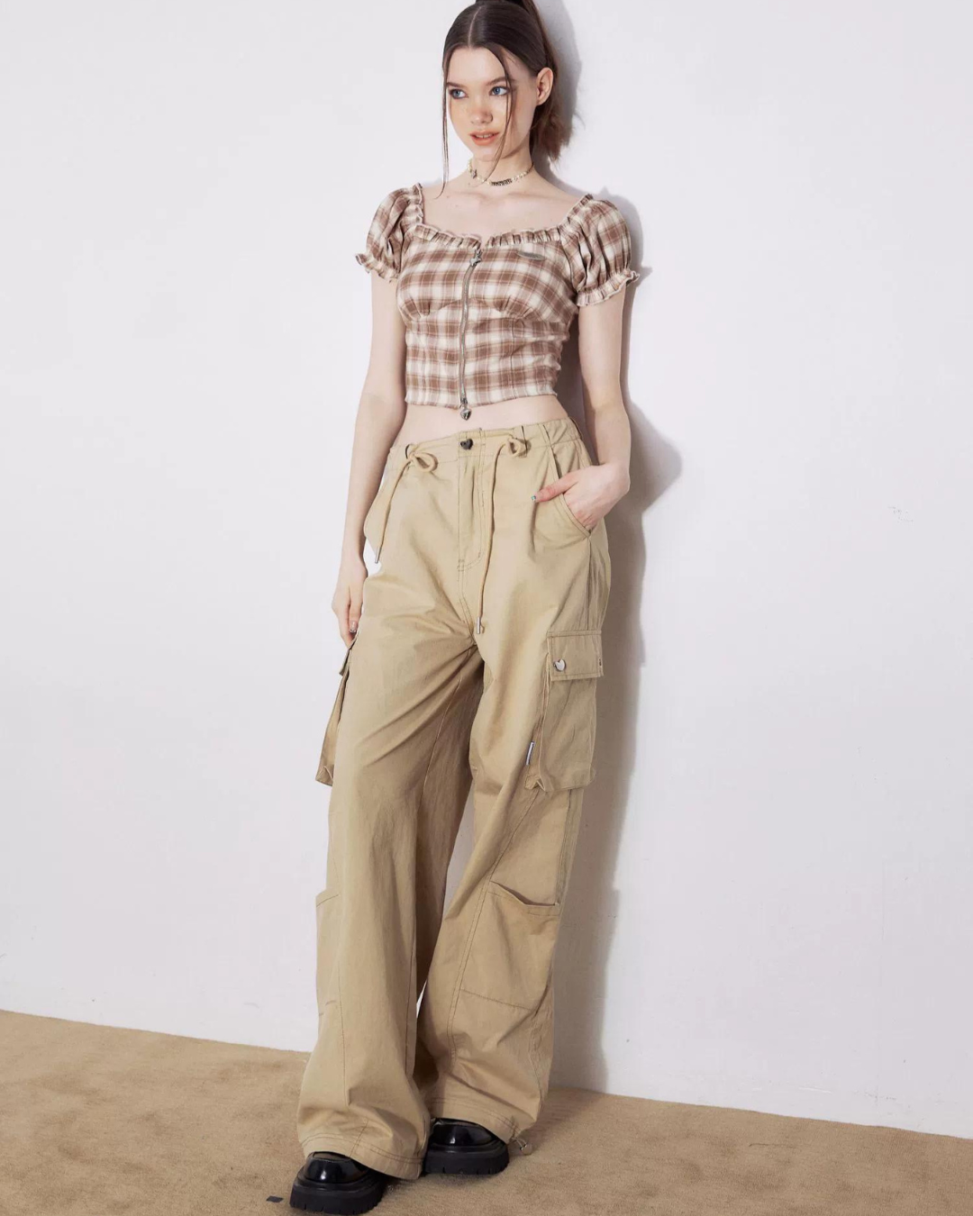 Girly Basic Cargo Pants ZZF0238