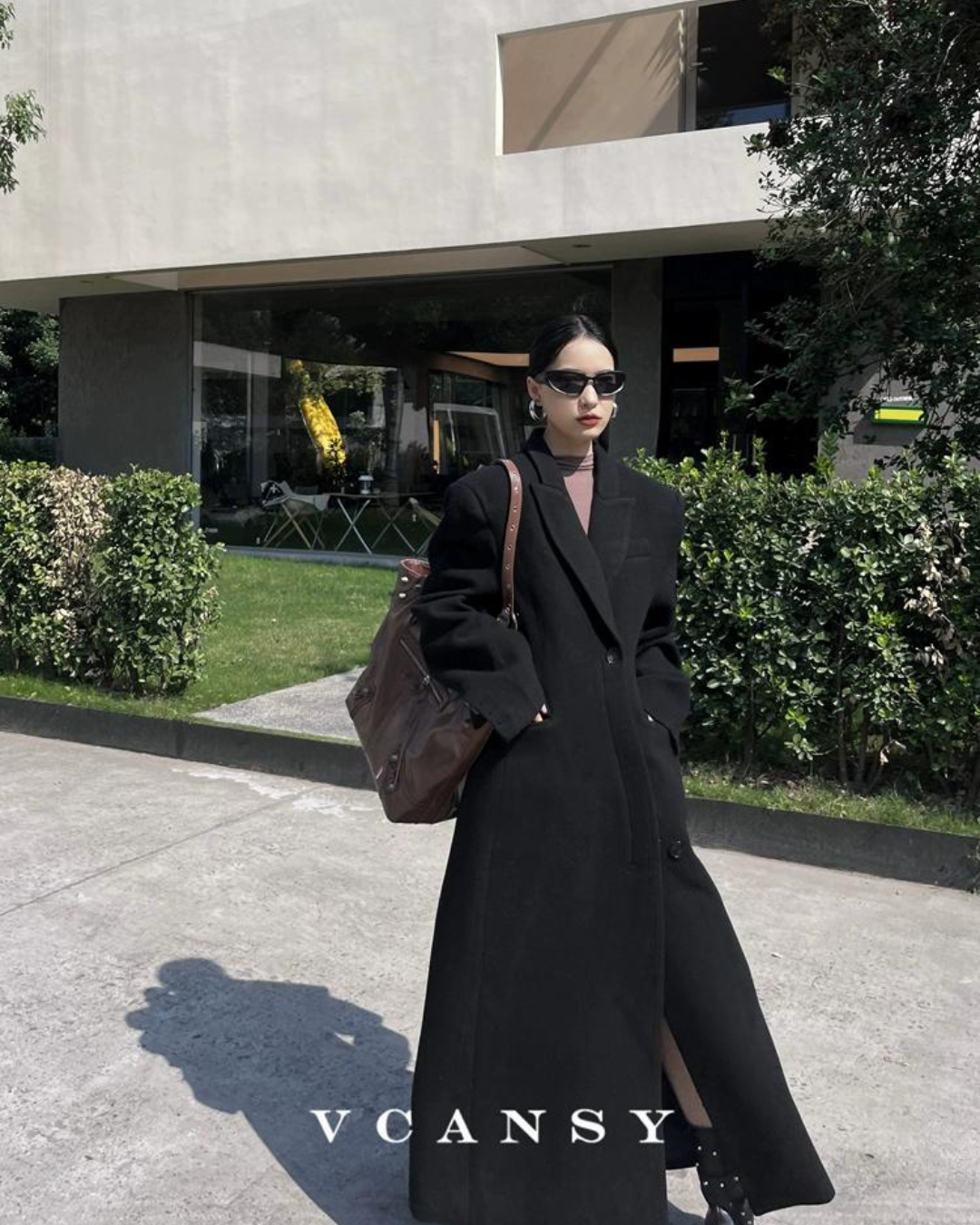 Formal Wool Long Coat VCY0030