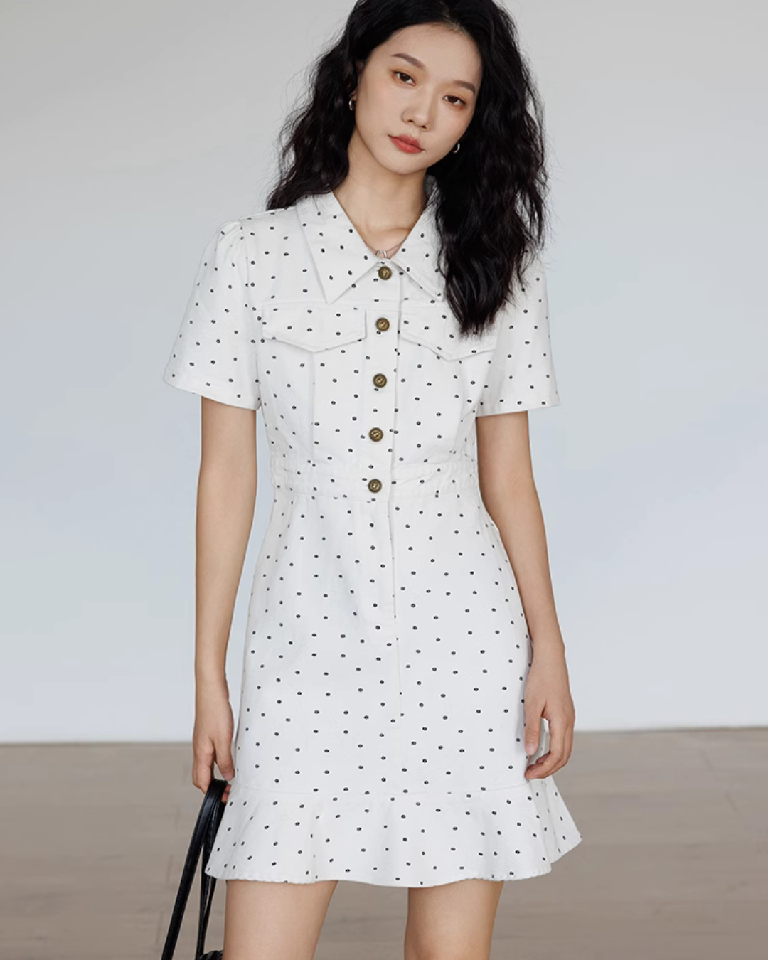 Small Flower Frill Dress VAS0002