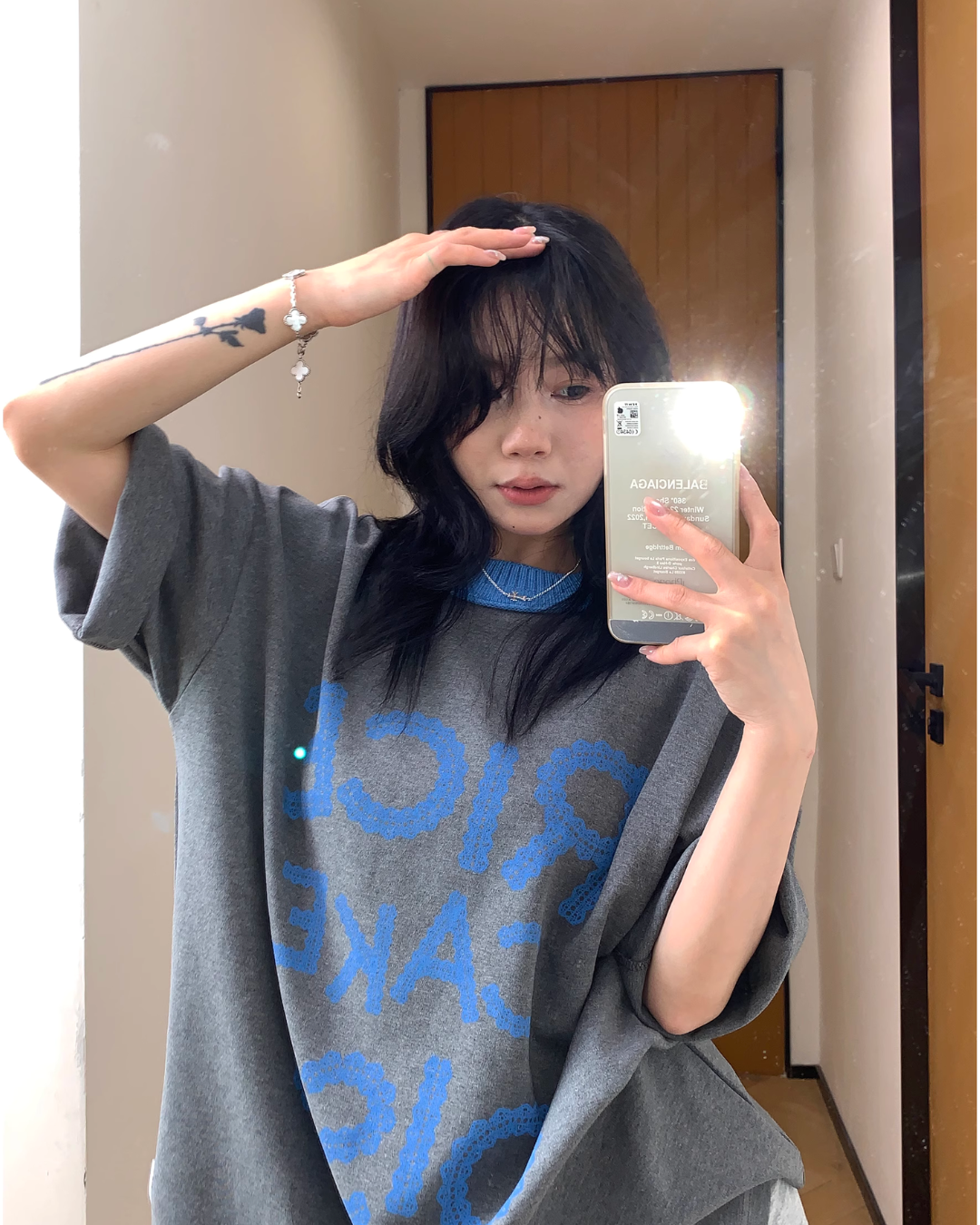 Race Logo Print T-Shirt YLS0865