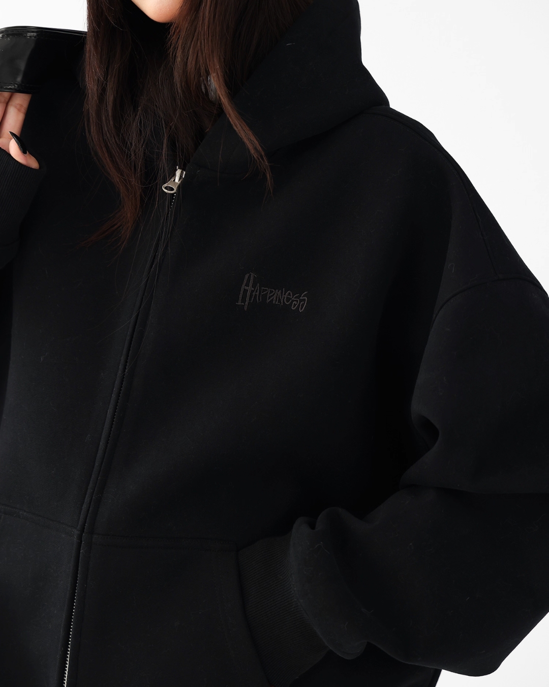 Basic Simple Zip Hoodie / Wide Sweatpants ACS0327