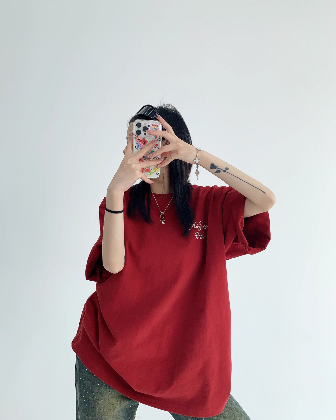 Bijou Logo Embroidered T-Shirt YLS0221