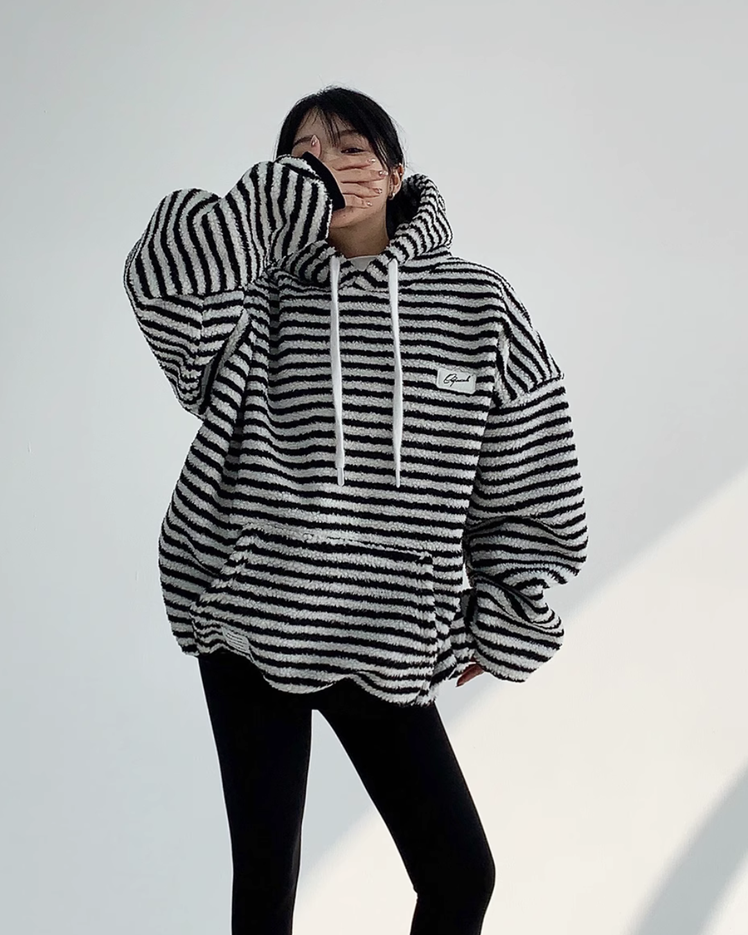 Border Pullover Hoodie YLS0635