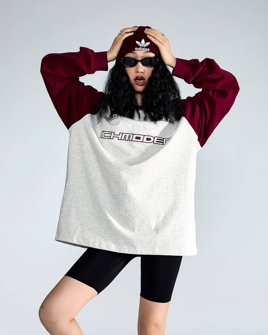 Logo Raglan Long Sleeve T-Shirt ICM0061