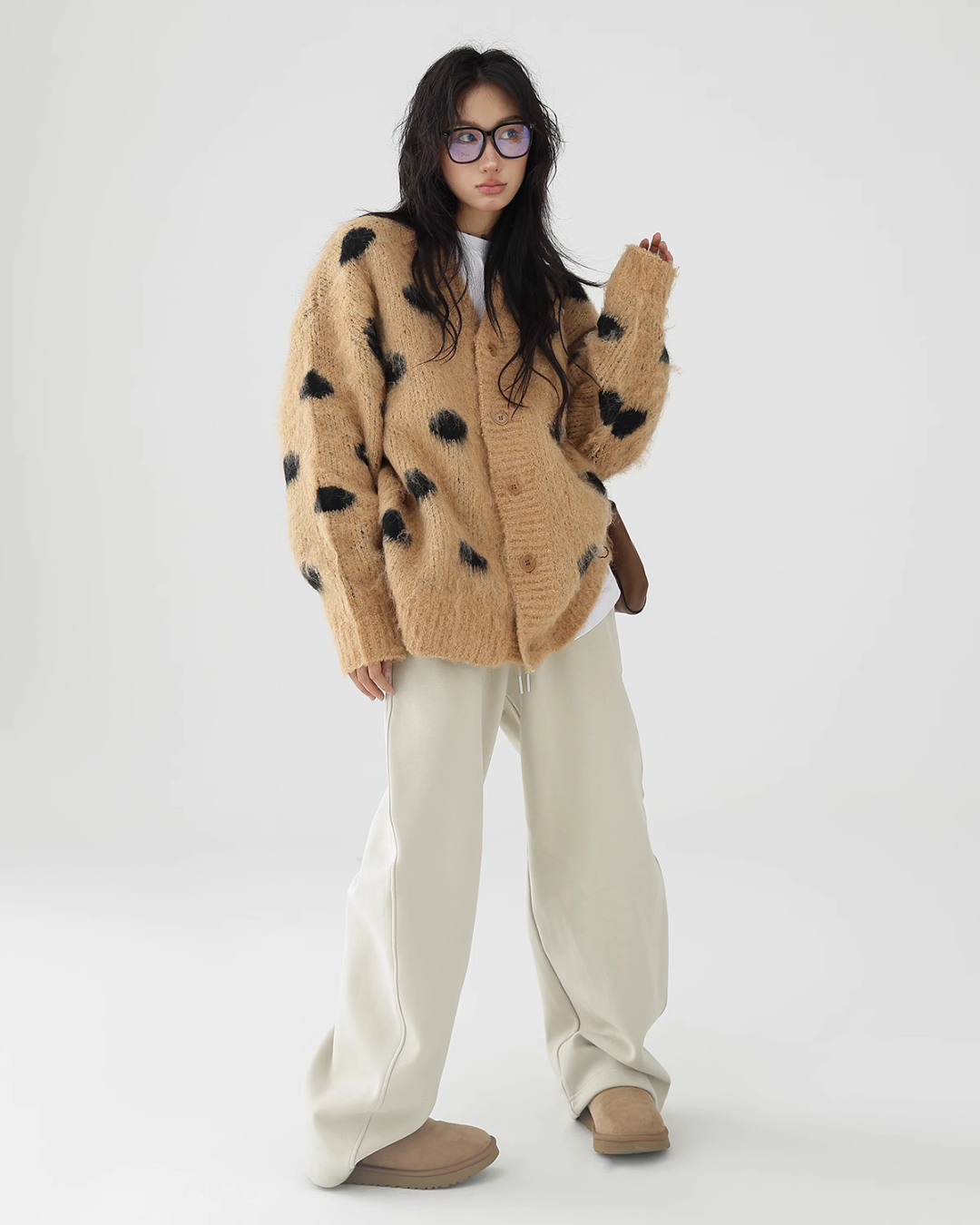 Polka Dot Knit Cardigan ACS0185