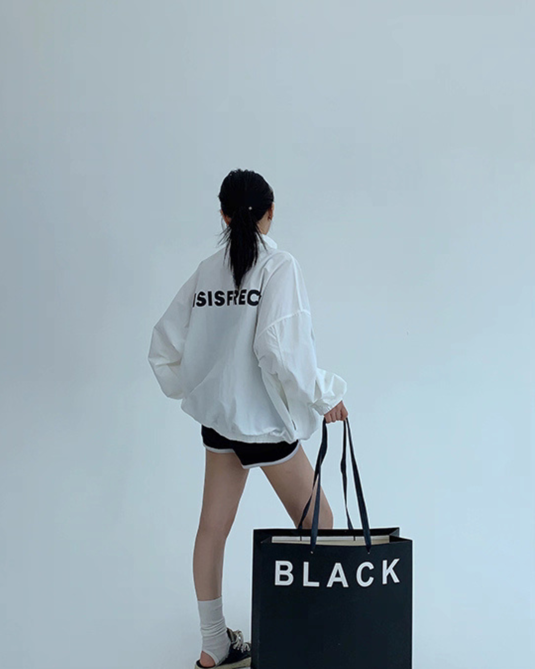 Back Logo Nylon Jacket YLS0906