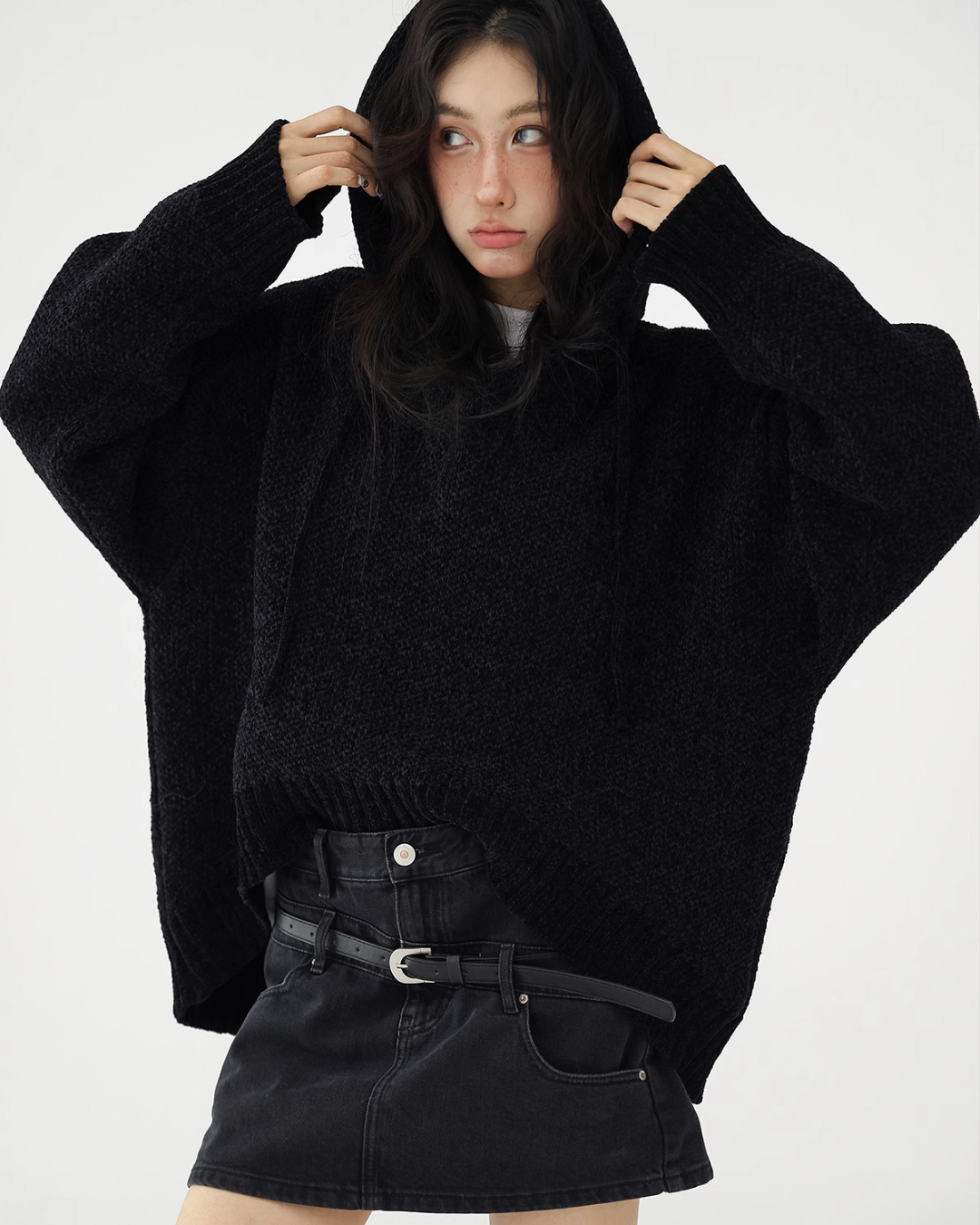 Pullover Knit Hoodie ACS0205