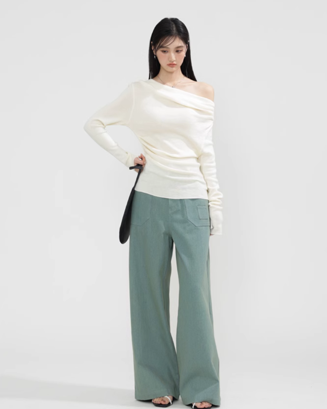 Draped Wrap Top CHS0008