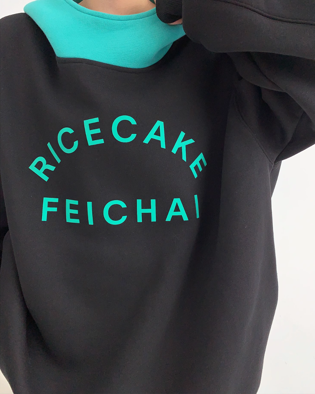 Color Hood Logo Pullover Tops YLS0612