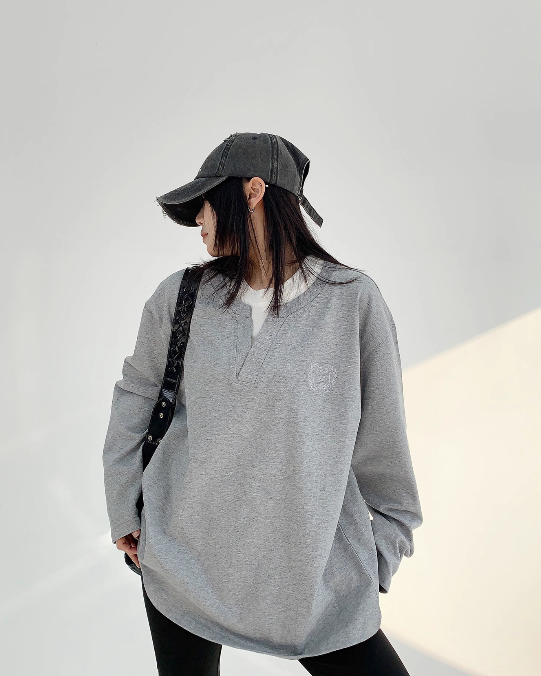 V-Neck Layered Tops YLS0735
