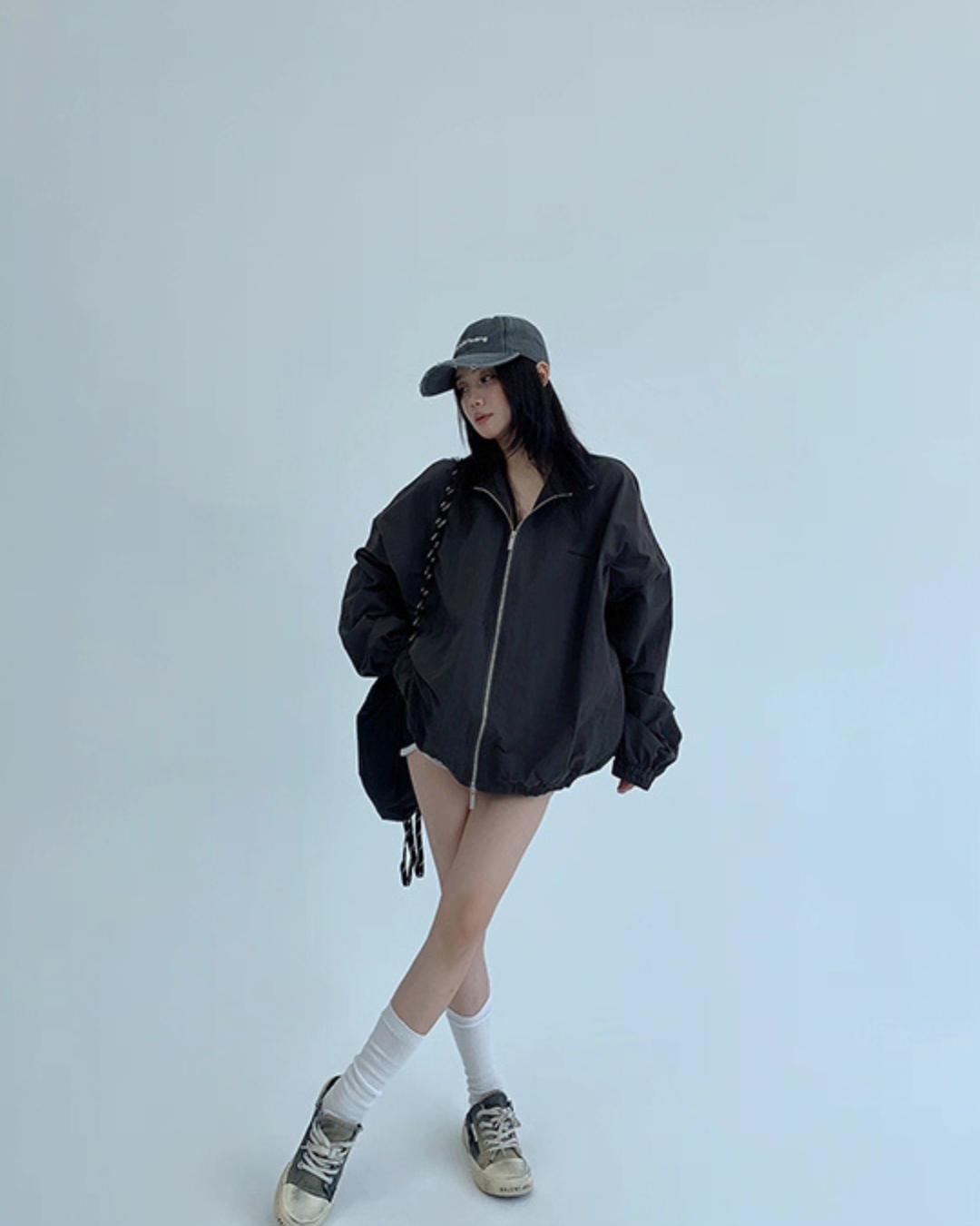 Back Logo Nylon Jacket YLS0906