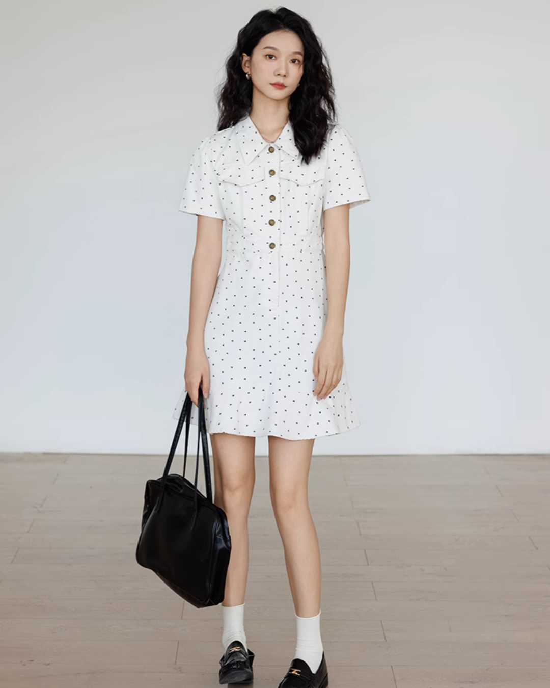 Small Flower Frill Dress VAS0002
