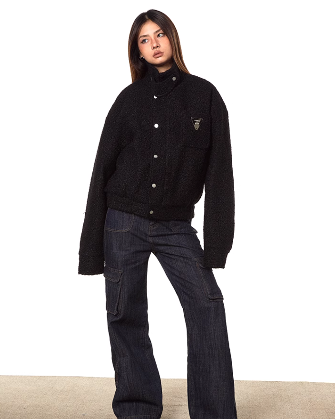 Vintage Lambswool Fleece Jacket BLB0019