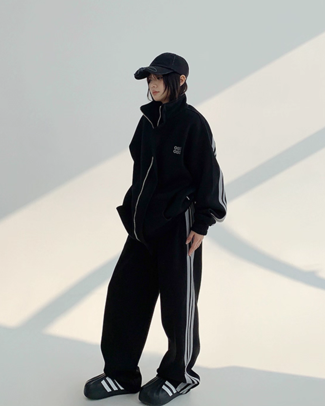 Sideline Stand Neck Jacket / Loose Pants YLS0963