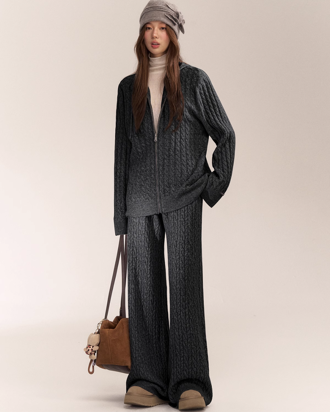 Cable Knit Hoodie / Cable Knit Pants ASG0008