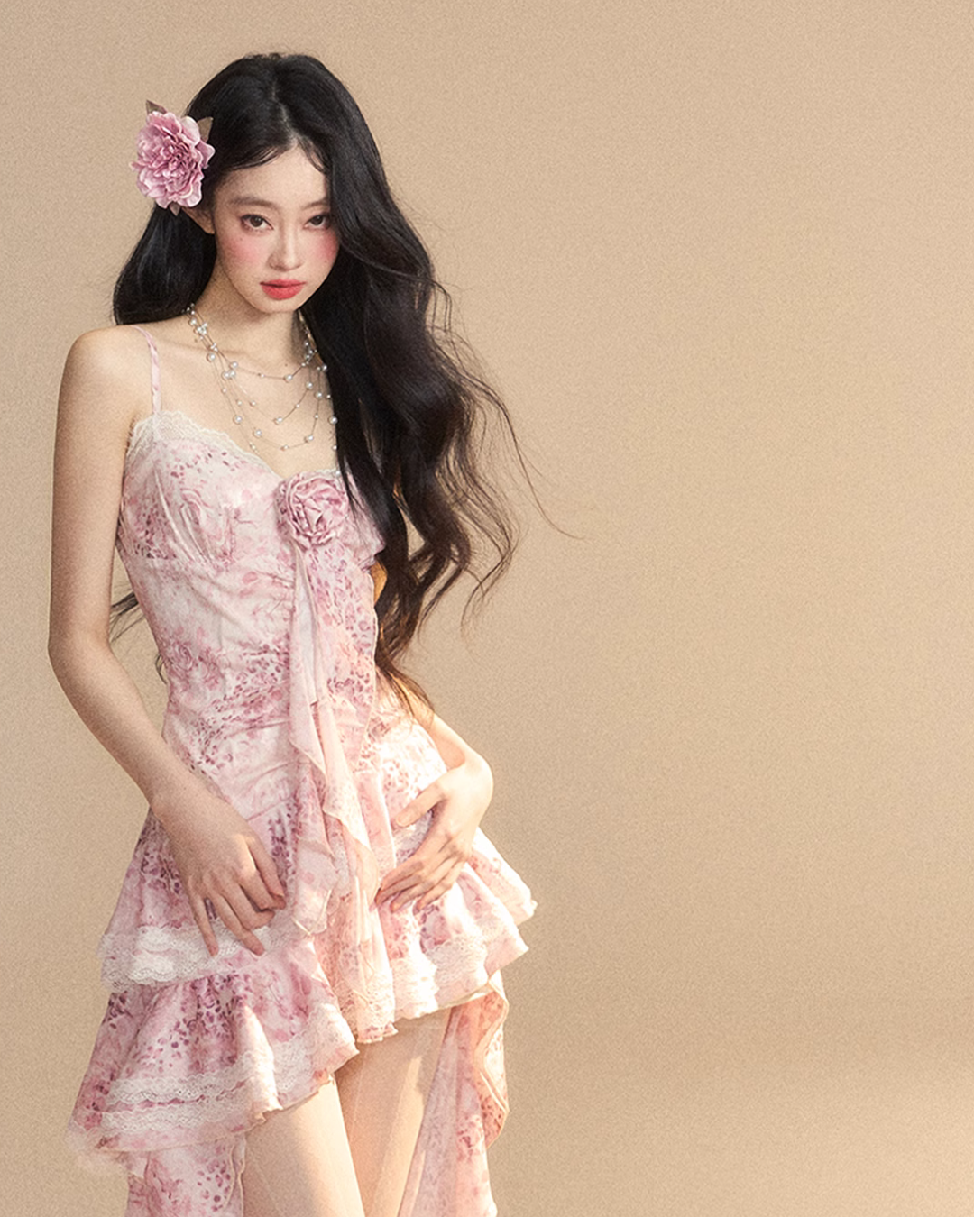 French Lace Slip Dress LAS0020