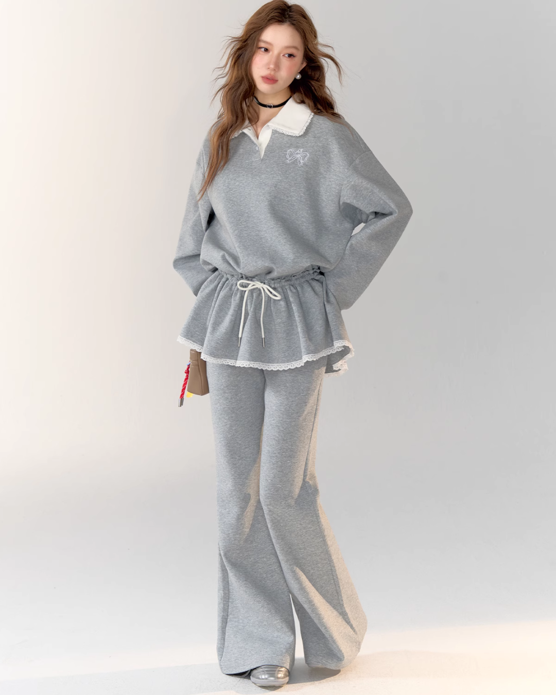 Polo Frill Dress / Flare Pants ASG0020