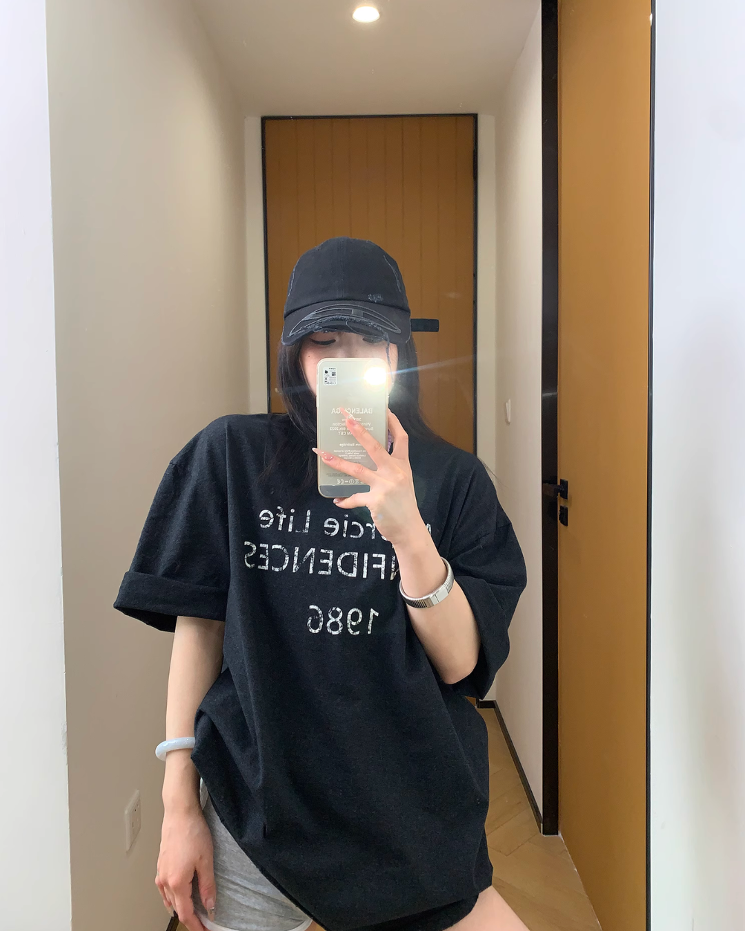 Logo Printed Short Sleeve T-Shirt YLS0835