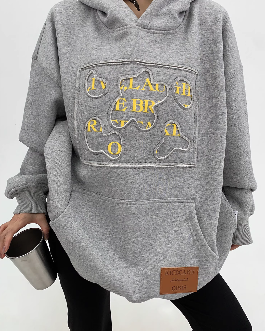 Embroidered Fleece Pullover Hoodie YLS0672