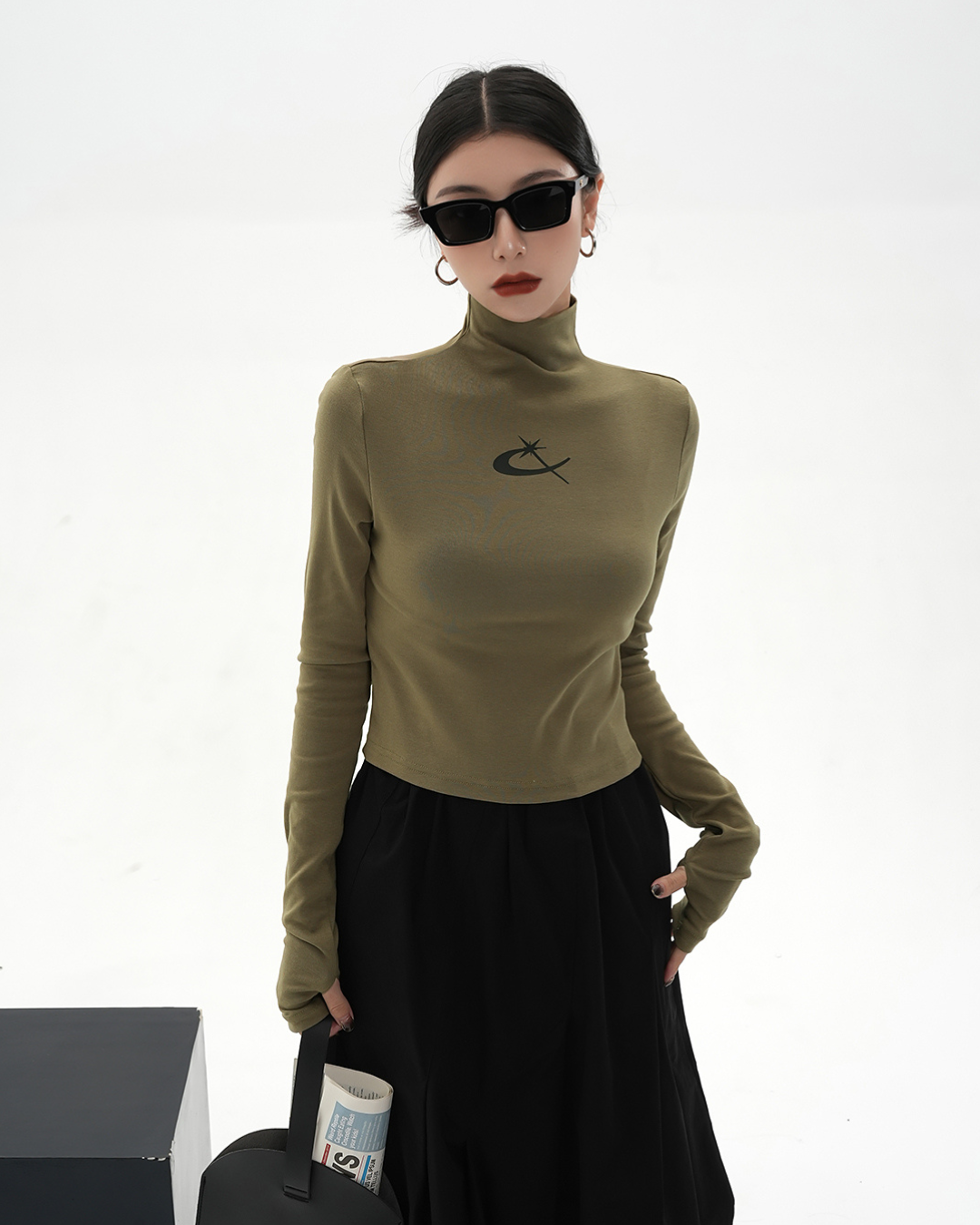 Street Turtleneck Tight Top SRS0030