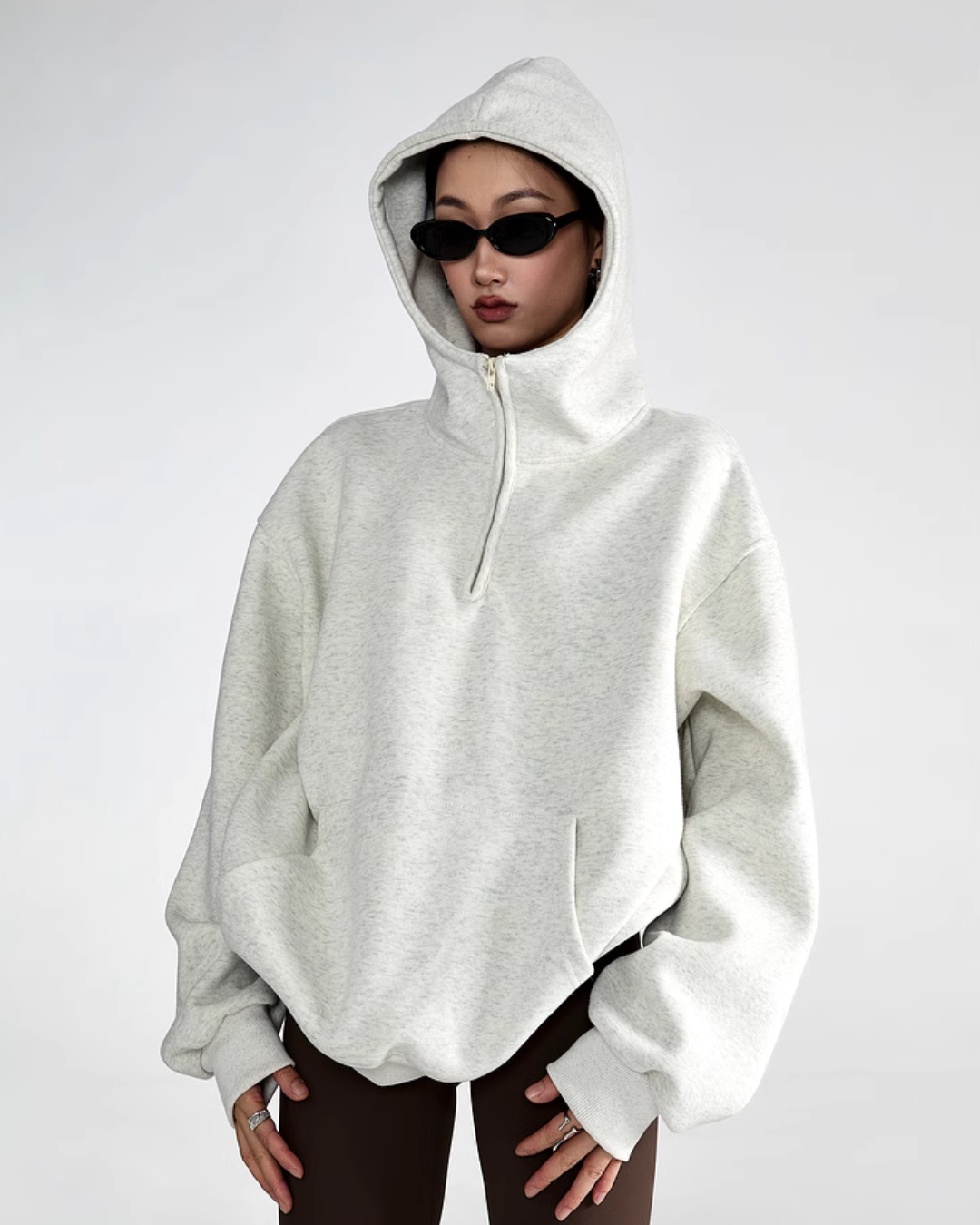 Half Zip Sweat Tops ICM0059