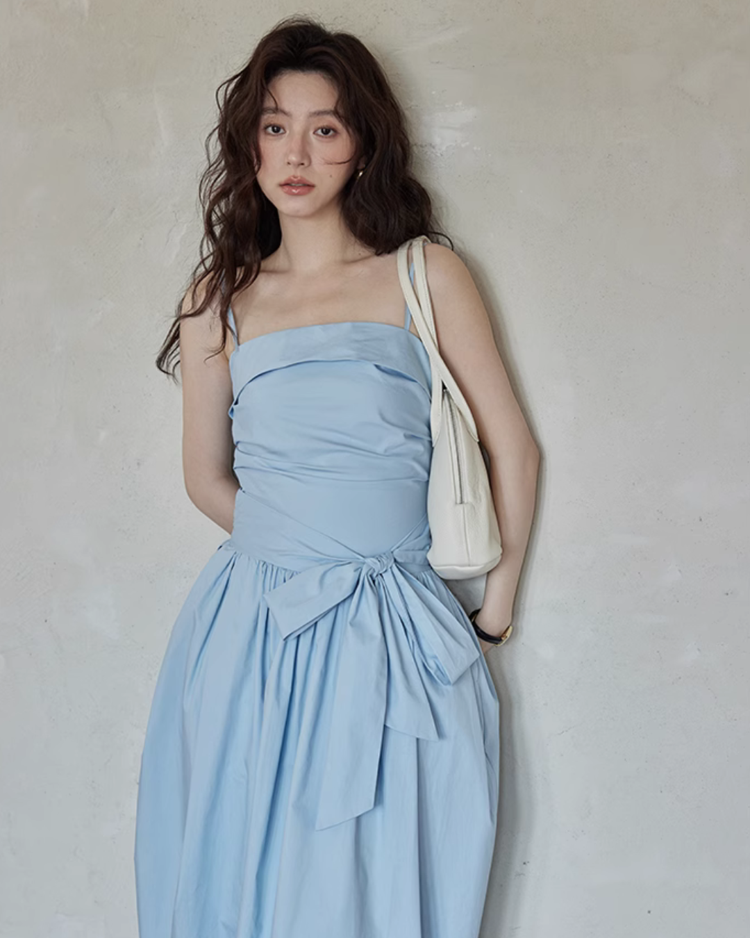 West Ribbon Cotton Dress SMS0003