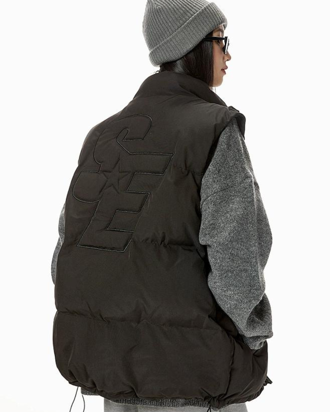 Back Logo Down Vest ICM0009