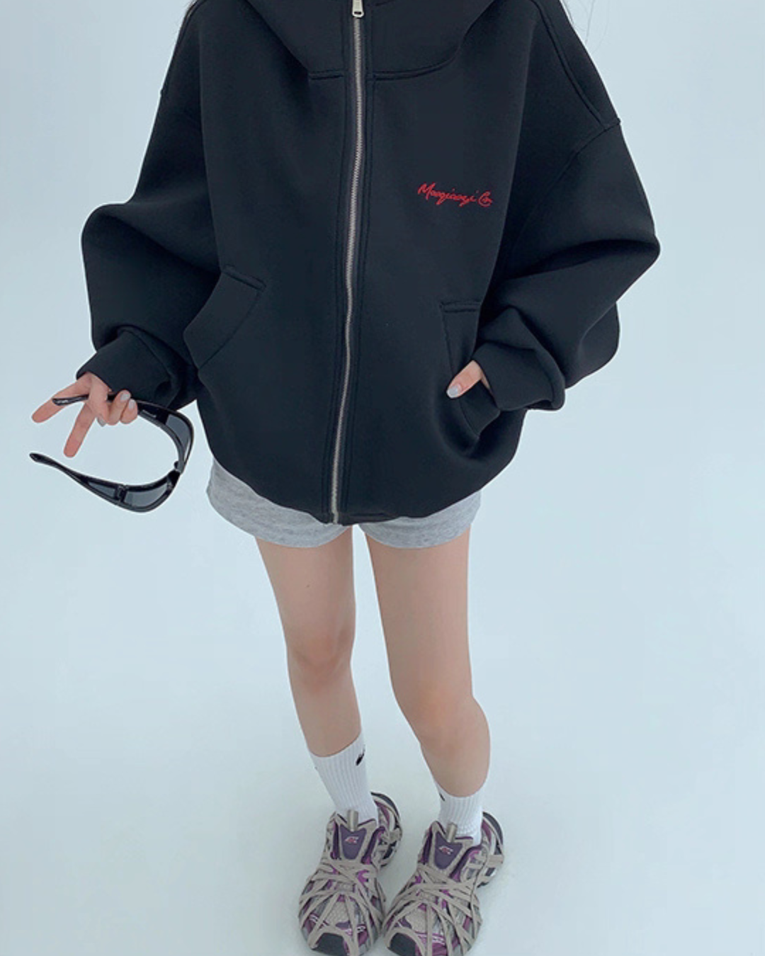 Back Logo Sweat Hood Jacket YLS0908
