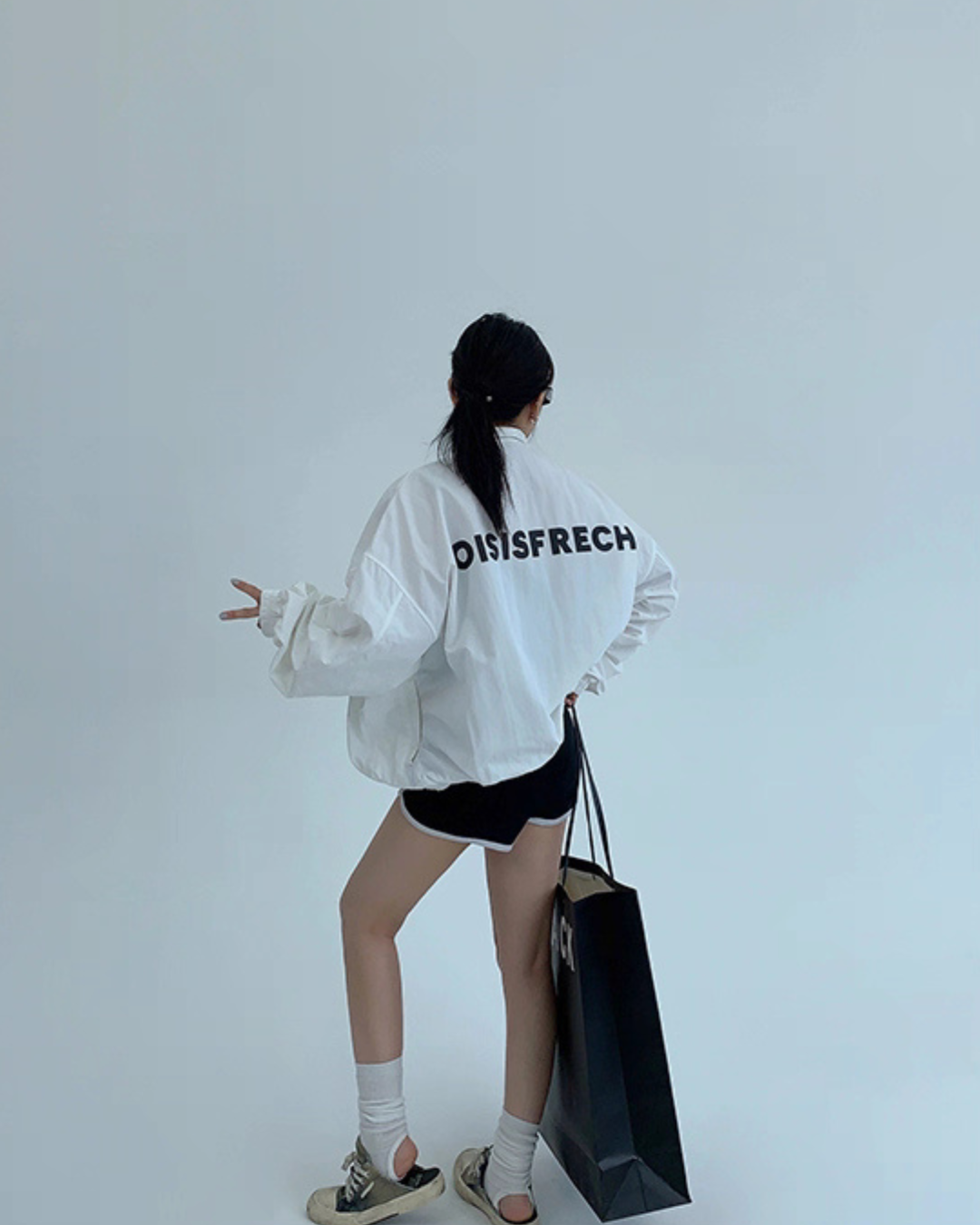 Back Logo Nylon Jacket YLS0906