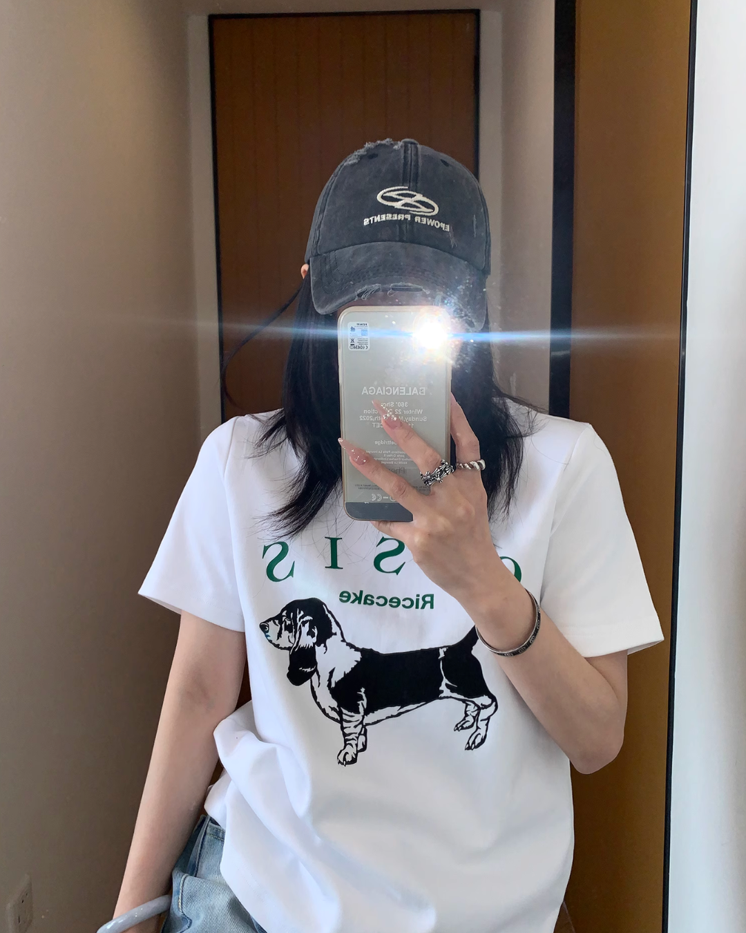 Dog Print Cotton Short Sleeve T-Shirt YLS0819