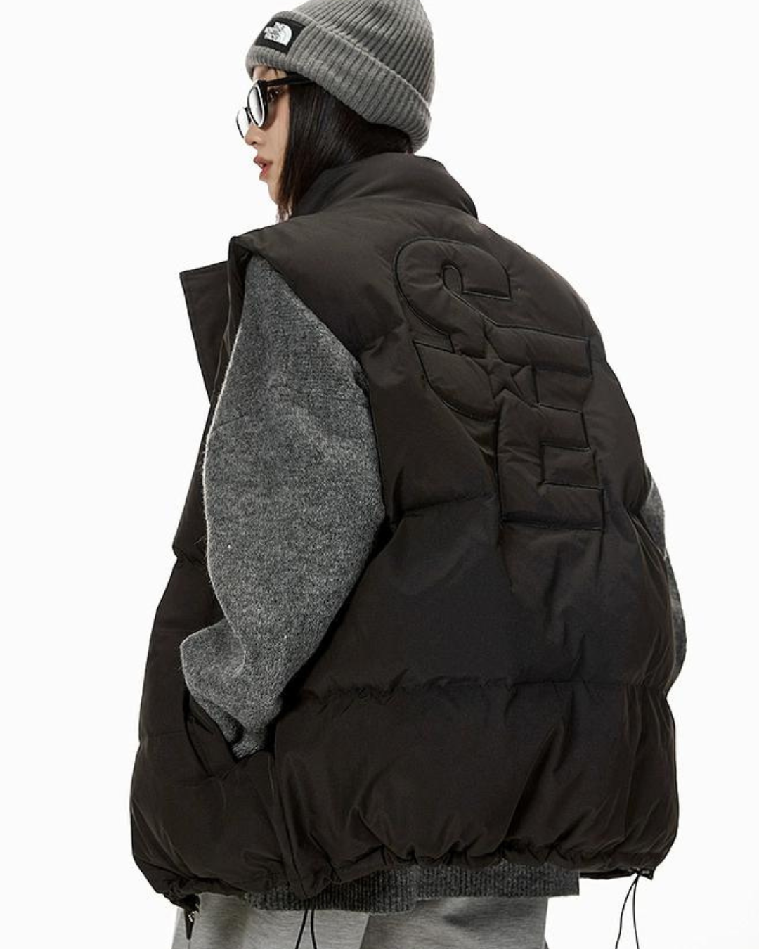 Back Logo Down Vest ICM0009