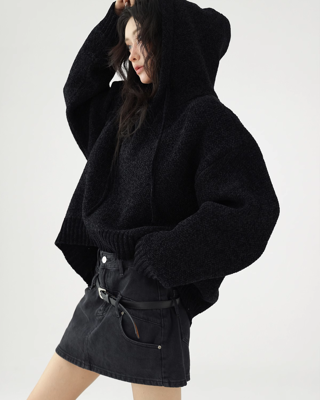Pullover Knit Hoodie ACS0205