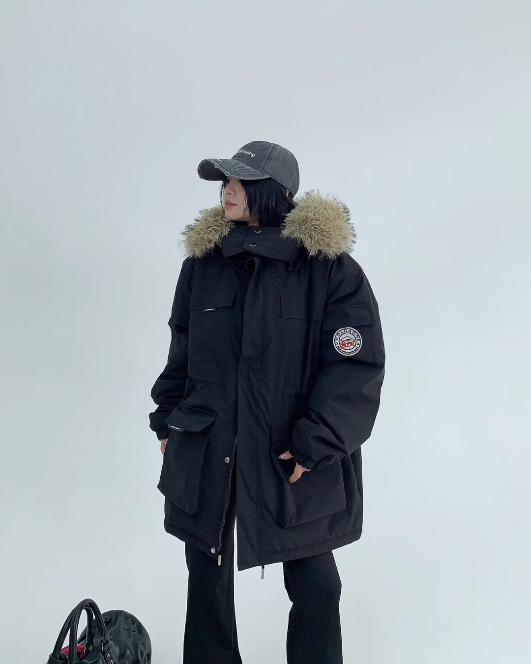 Fur Hood Mod Coat YLS0691