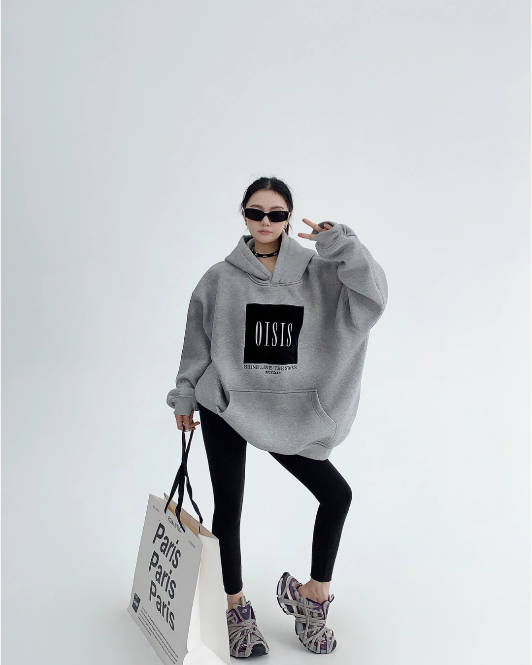 Front Logo Sweat Hoodie YLS0478