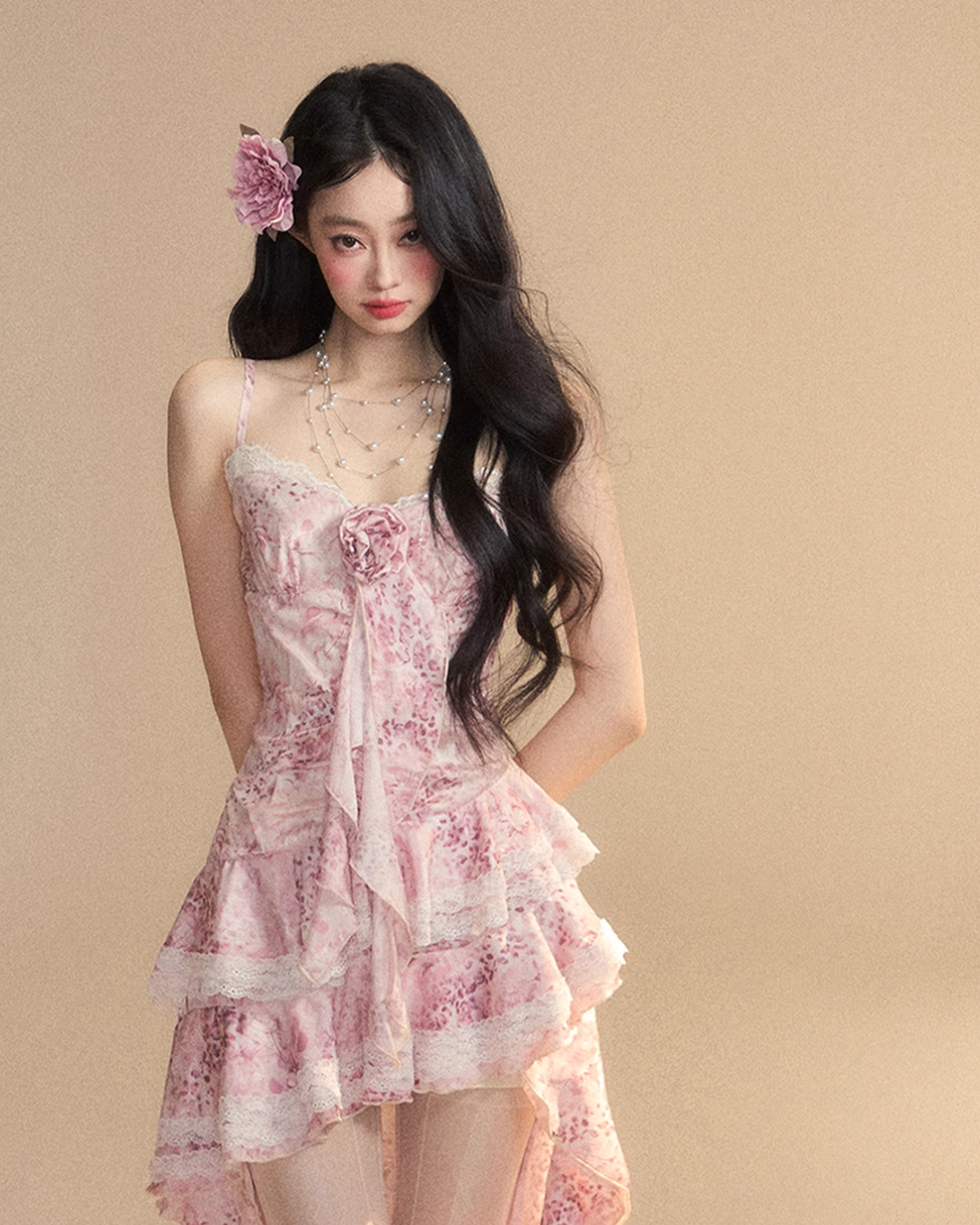 French Lace Slip Dress LAS0020