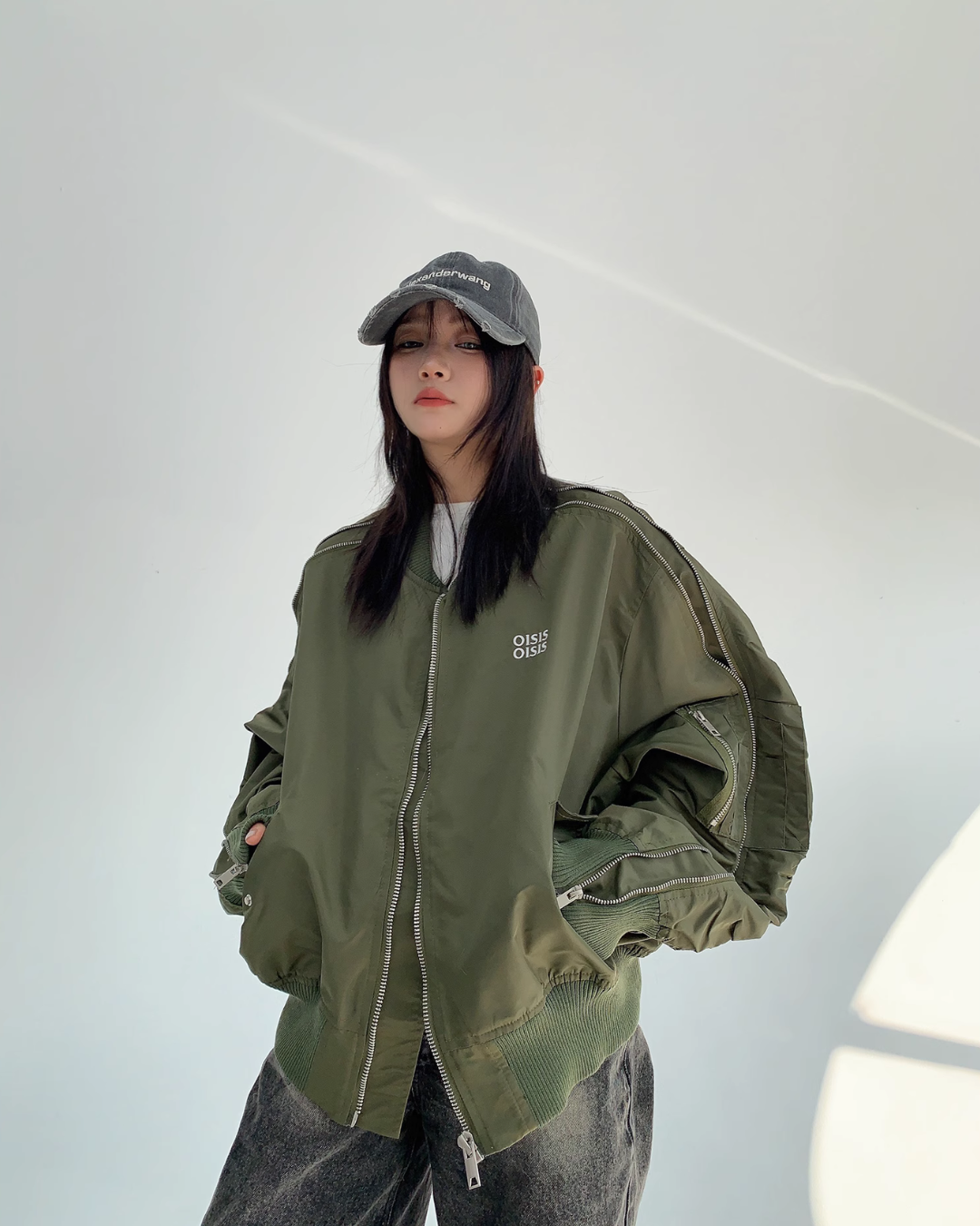 Zip Side Line MA-1 Blouson YLS0823