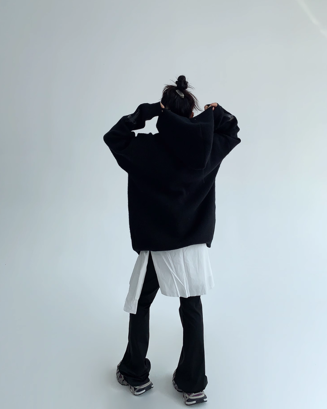Loose Zip Knit Hoodie YLS0593