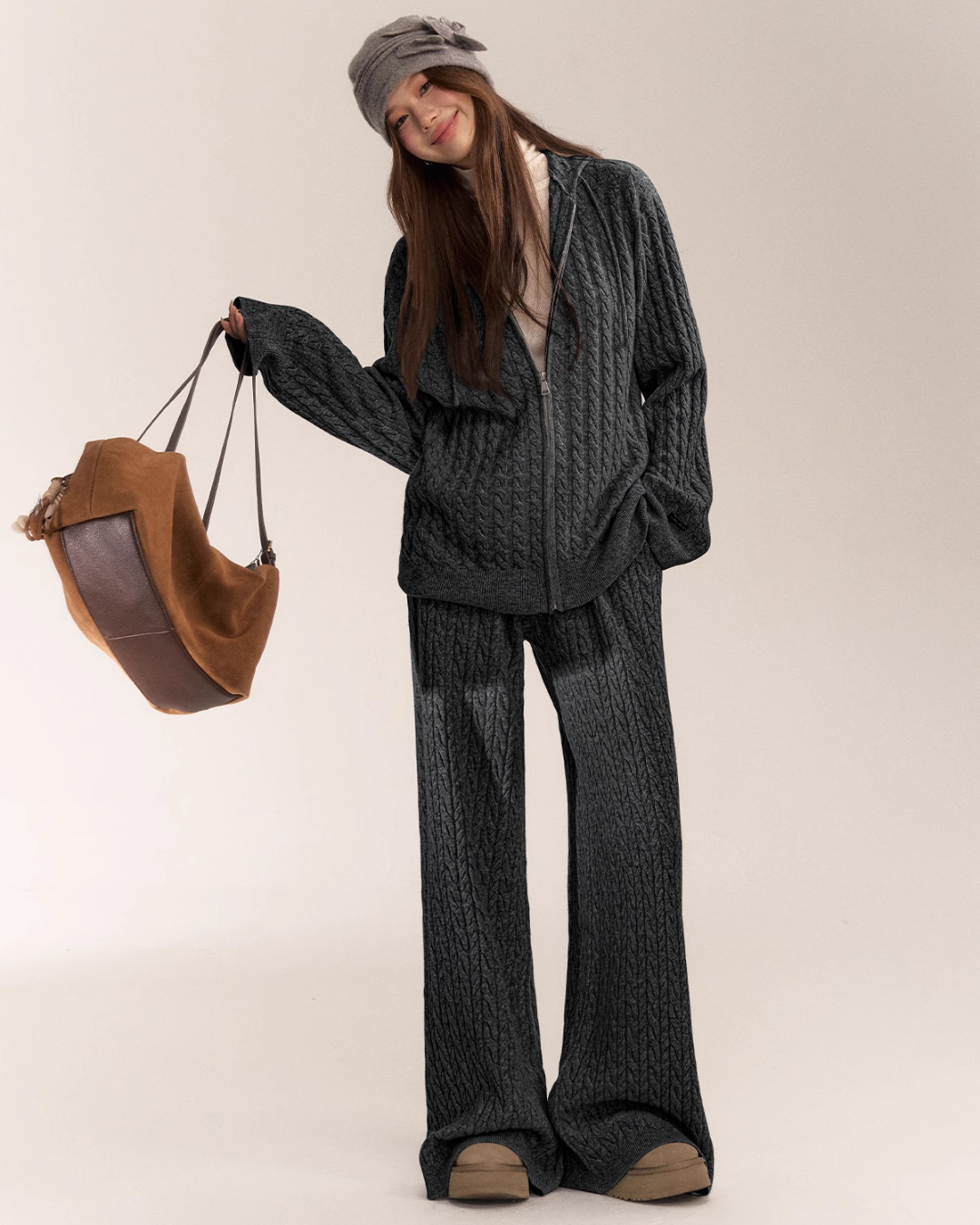 Cable Knit Hoodie / Cable Knit Pants ASG0008