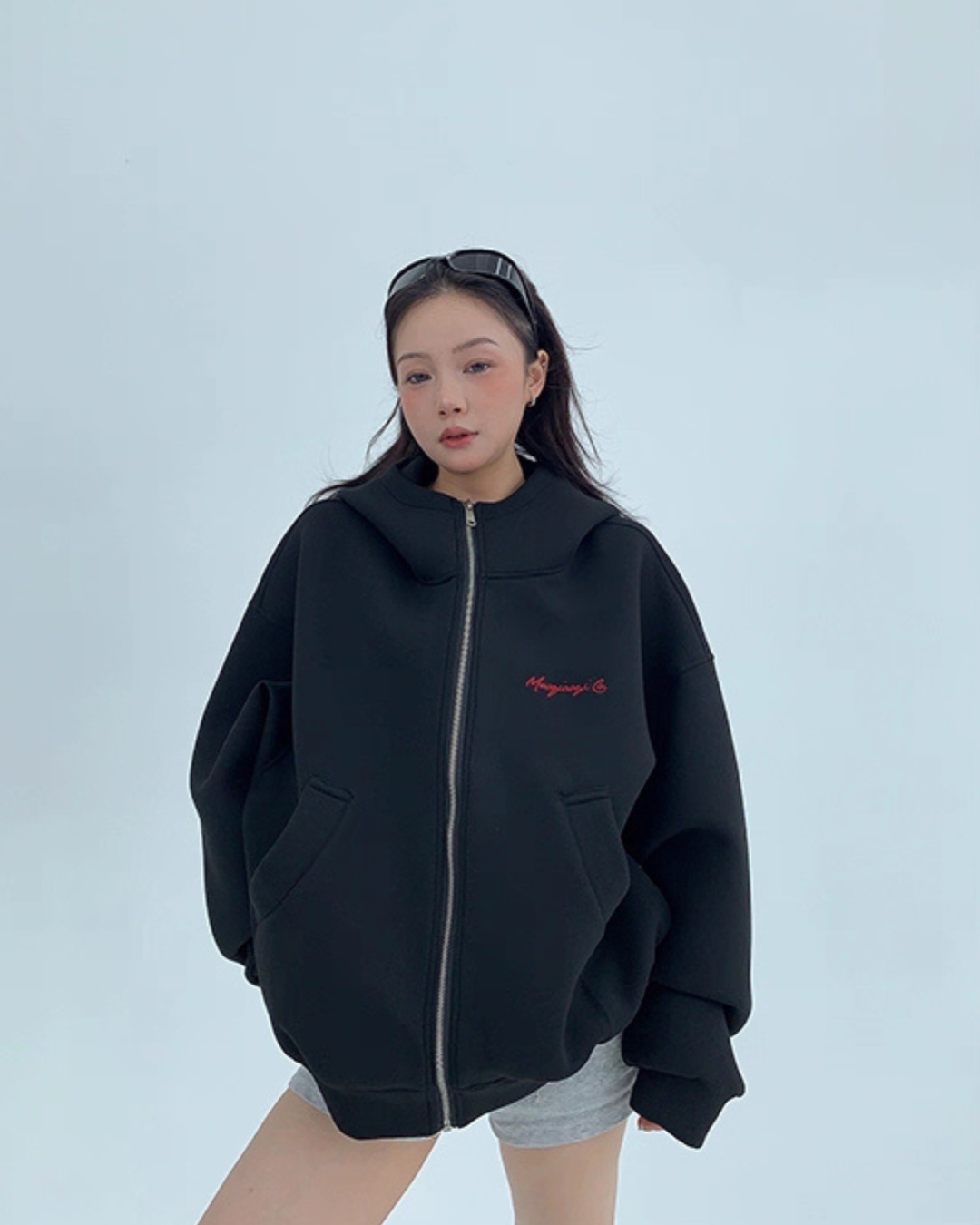 Back Logo Sweat Hood Jacket YLS0908