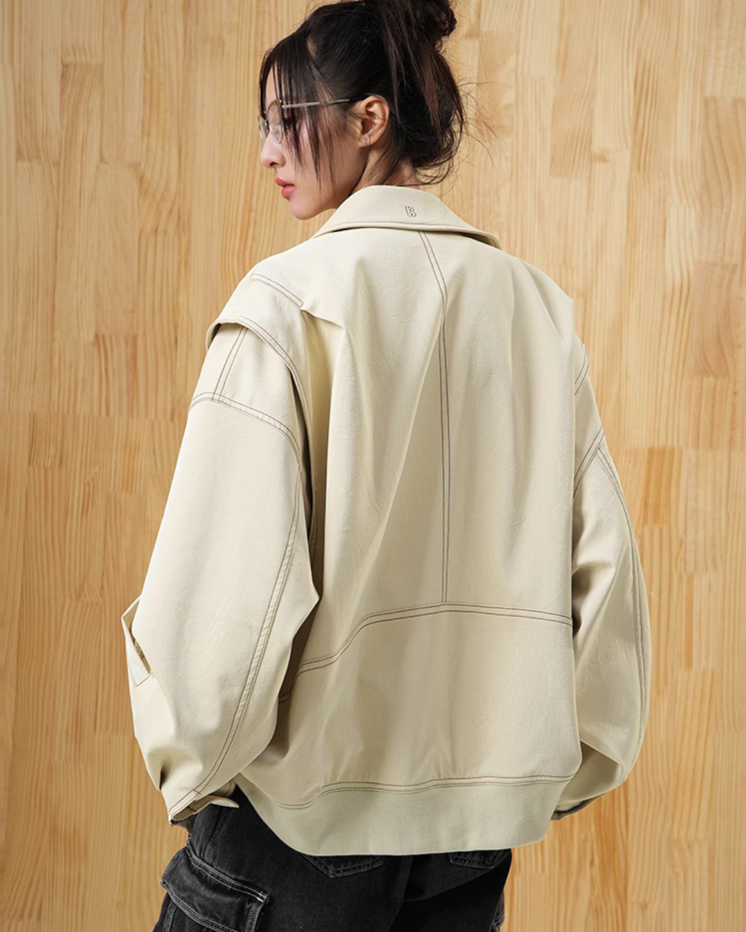 Retro Luxury Leather Jacket BJH0006