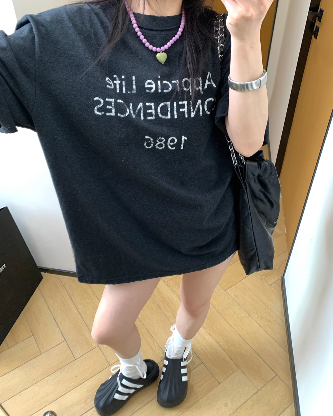 Logo Printed Short Sleeve T-Shirt YLS0835