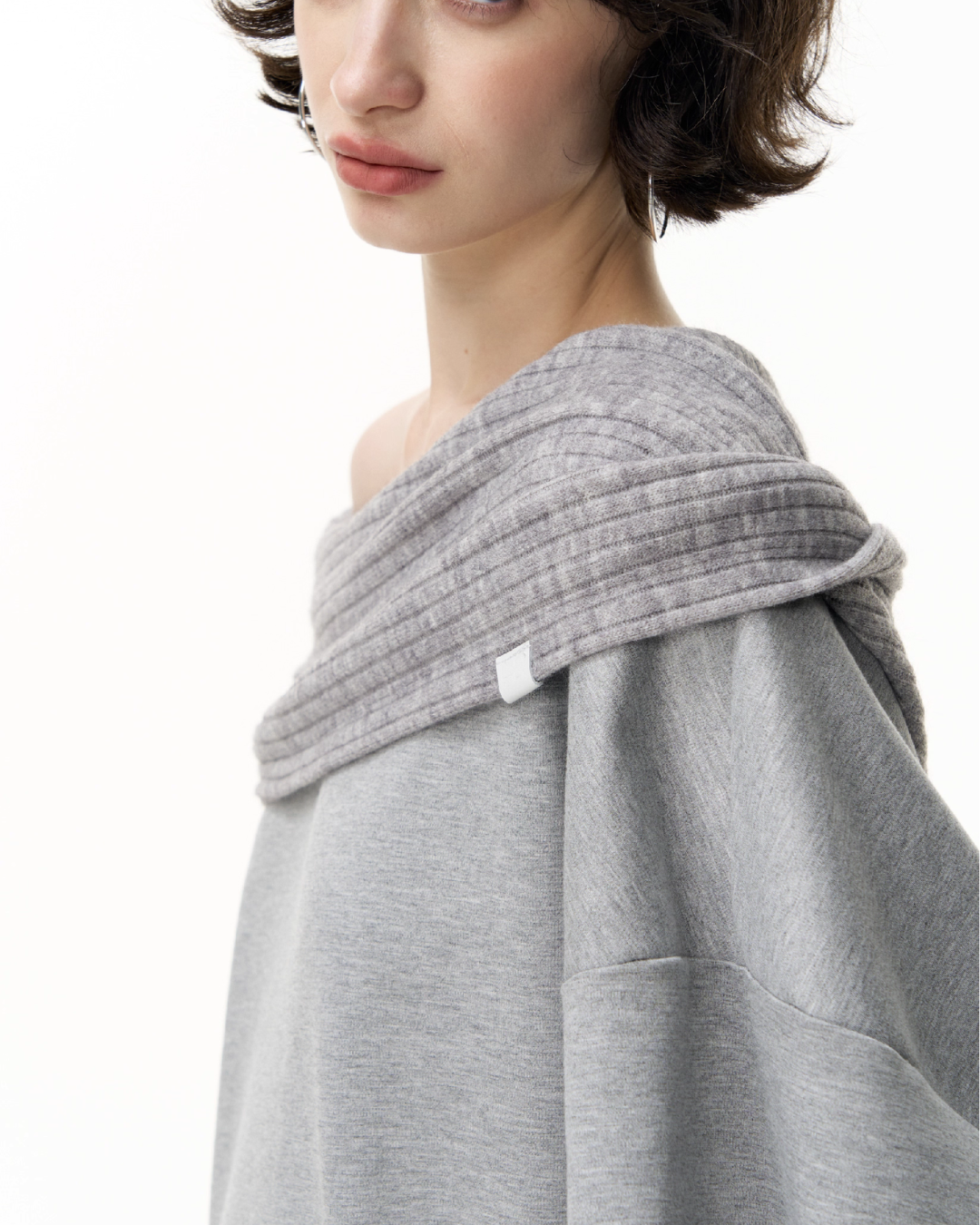 Off Shoulder Massive Sleeve Top SHE0007